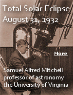 In 1932, professor Samuel Alfred Mitchell announced that the next total eclipse of the sun in the United States would occur in 85 years, on August 21, 2017.